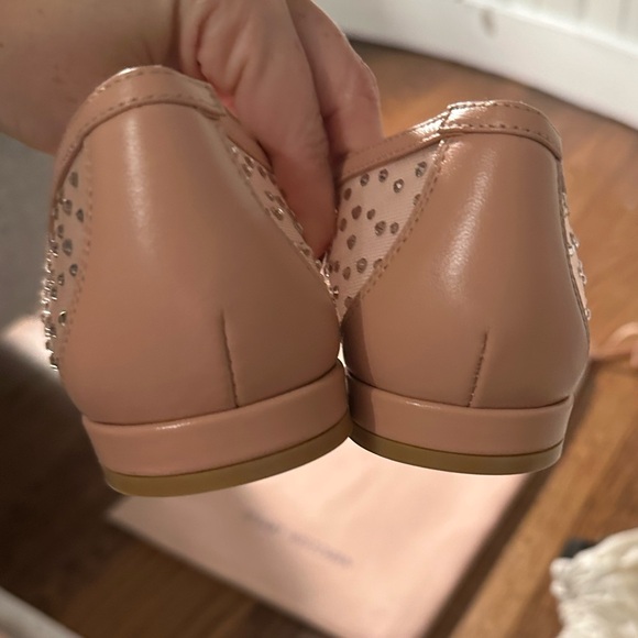 Stuart Weitzman Arabella crystal mesh ballerina Flat - Picture 3 of 5